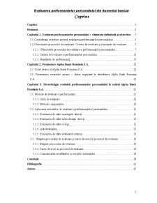 Evaluarea Performanțelor Personalului din Domeniul Bancar - Pagina 2