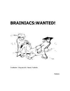 Brainiacs - Wanted - Pagina 1
