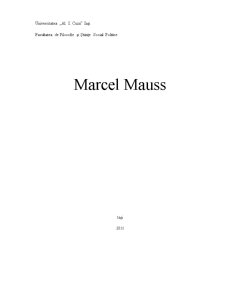 Marcel Mauss - Pagina 1