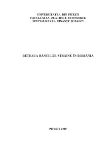 Rețeaua Băncilor Străine în România - Pagina 2