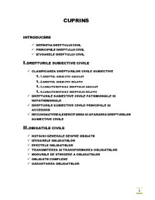 Drepturile subiective civile și obligațiile civile - elemente structurale ale raportului juridic civil - Pagina 3