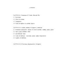 Sistemul Logistic al SC Ovidius Mercado SRL - Pagina 2