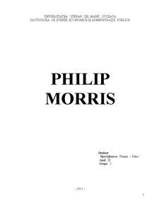 Philip Morris - Pagina 1