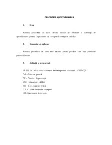 Fișă de proces și procedura de aprovizionare - firma Maripusc - Pagina 3