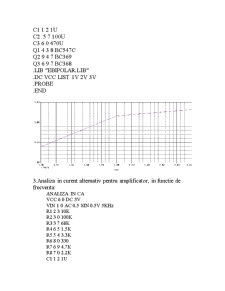 Proiectare asistată de calculator - amplificator cu tranzistoare - Pagina 4