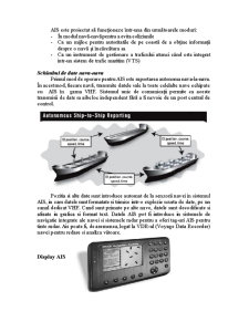 Automatic Identification System - Standarde AIS - Pagina 3