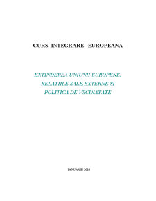 Extinderea Uniunii Europene - relațiile sale externe și politica de vecinătate - Pagina 2