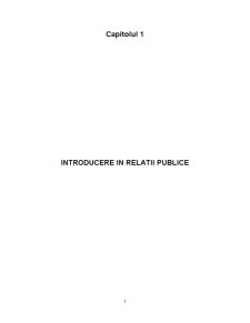 Relațiile publice - componentă a strategiei economice a întreprinderii - Pagina 3