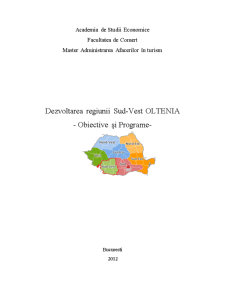 Dezvoltarea regională sud-vest Oltenia - Pagina 1