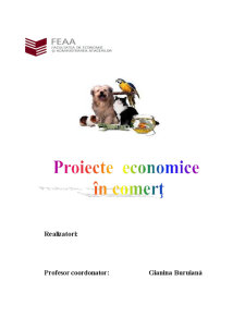 Proiecte economice în comerț - magazinul puppy-pet - Pagina 1