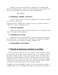 Principalele Caracteristici ale Codurilor Corectoare - Pagina 2