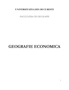 Geografie economică - Pagina 1