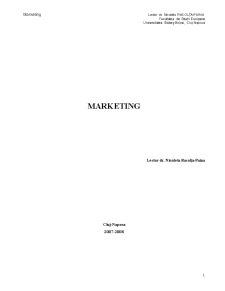 Planificarea Strategică de Marketing - Pagina 1