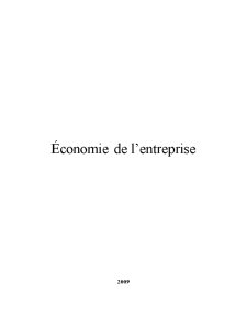 Bazele economiei întreprinderii - Pagina 1