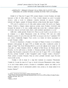 Arbitrajul germano-italian de la Viena din 30 august 1940 - Pagina 1