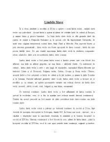 Limbile Slave - Pagina 1