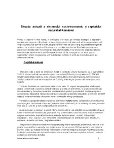 Situația Actuală a Sistemului socio-economic și Capitalului Natural al României - Pagina 3