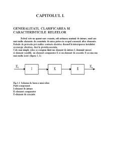 Clasificarea și Caracteristicile Releelor - Pagina 3