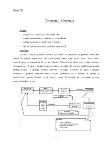 Command - șablon de proiectare comportamental - Pagina 1