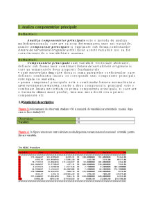 Analiza componentelor principale - SAS - Pagina 4