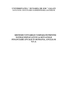 Notele explicative la situațiile financiare anuale - Pagina 1