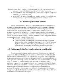 Conceptele de calitate totală - Pagina 2