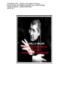 Revolta creatorului - Gellu Naum - Pagina 1