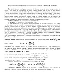 Dependența T.E.M. de concentrația soluțiilor de electrolit - Pagina 1