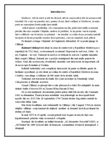 Analiza-diagnostic social-economică a Localității Călărași în Vederea Includerii Acesteia în Circuitul Turistic Rural al Republicii Moldova - Pagina 3