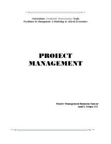 Proiect Management - Pagina 1