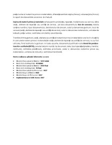 Aplicație Informatică privind Activitatea de Gestiune a Stocurilor de Materii Prime și Materiale și Plata Furnizorului - Pagina 3