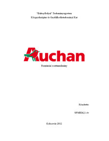 Mixul de marketing în comerț - studiu de caz Auchan - Pagina 1