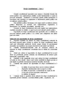 Drept constituțional - suport de curs - Pagina 1