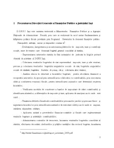 Prezentarea Direcției Generale a Finanțelor Publice a Județului Iași - Pagina 2