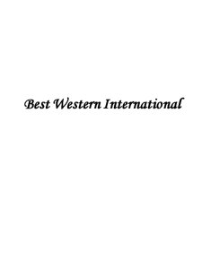 Best Western International - Pagina 1