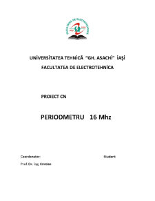 Periodmetru 16 MHz - Pagina 1