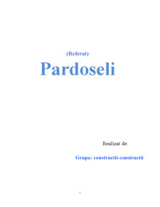 Pardoseli - Pagina 1