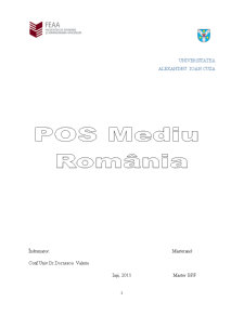 POS mediu românia - Pagina 1