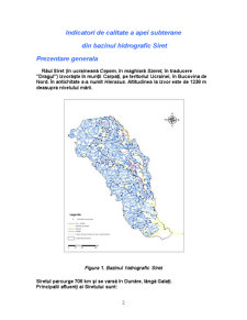 Indicatori de calitate a apei subterane din Bazinul Hidrografic Siret - Pagina 1