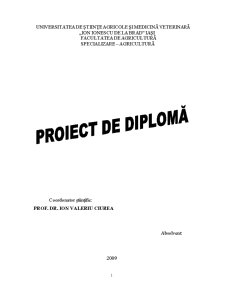 Studiul managerial privind perfecționarea activității camerei agricole Comuna Bârnova Jududetul Iași - Pagina 1