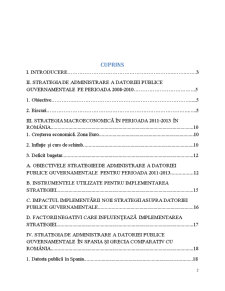 Strategia de Administrare a Datoriei Publice Guvernamentale pe Perioada 2011-2013 - Pagina 2