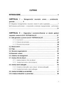 Evaluarea performanțelor profesionale ale angajaților în cadrul SNP Petrom Galați - Pagina 2