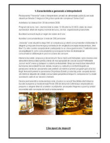 Raport de evaluare a activității practicii tehnologice la restaurantul Veranda - Pagina 3