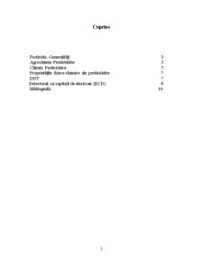Metode de Determinare a Pesticidelor Organoclorurate - Pagina 2