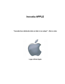 Inovația Apple - Pagina 1