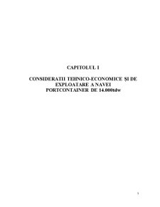 Considerații tehnico economice și de exploatare a navei portcontainer - Pagina 3