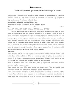 Practică de inițiere la Bursa de Valori a Moldovei - Pagina 3