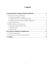 Forme ale Evaziunii Fiscale Internaționale și Implicații ale Acesteia - Pagina 2