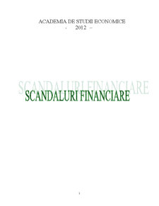 Scandaluri Financiare - Pagina 1