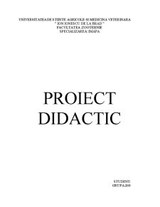Proiect Didactic - Negocierea în Afaceri - Pagina 1